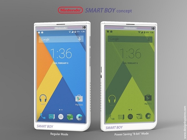Концепт Nintendo Smart Boy: гибрид смартфона и геймбоя